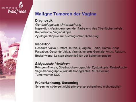 malignomausschluss|Screening auf maligne Tumoren